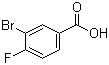 structure of CAS# 1007-16-5, 3-Bromo-4-fluorobenzoic acid