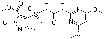 structure of CAS# 100784-20-1, Halosulfuron methyl