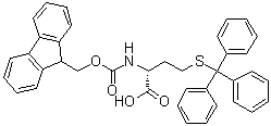structure of CAS# 1007840-62-1, N-[芴甲氧羰基]-S-(三苯基甲基)-D-高半胱氨酸