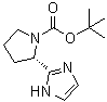 structure of CAS# 1007882-58-7, tert-Butyl (S)-2-(1H-imidazol-2-yl)pyrrolidine-1-carboxylate