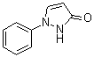 1,2-Dihydro-1-phenyl-3H-pyrazol-3-one molecular structure (CAS 1008-79-3)