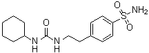 CAS # 10080-05-4, 4-[2-[[(Cyclohexylamino)carbonyl]amino]ethyl]benzenesulfonamide