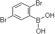 structure of CAS# 1008106-93-1, B-(2,5-Dibromophenyl)boronic acid