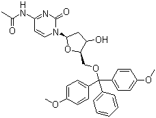 structure of CAS# 100898-63-3, N-Acetyl-5'-O-(4,4'-dimethoxytrityl)-2'-deoxycytidine