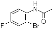 2'-溴-4'-氟乙酰苯胺分子结构 (CAS 1009-22-9)