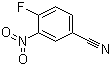 structure of CAS# 1009-35-4, 3-Nitro-4-fluorobenzonitrile