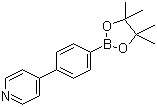 structure of CAS# 1009033-87-7, 4-(4-Pyridinyl)phenylboronic acid pinacol ester