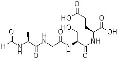 CAS 登录号：100929-80-4, N-甲酰基-L-丙氨酰甘氨酰-L-丝氨酰-L-谷氨酸