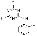structure of CAS# 101-05-3, Anilazin