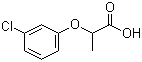structure of CAS# 101-10-0, 2-(3-Chlorophenoxy)-propionic acid