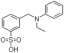 N-乙基-N-(3'-磺酸苄基)苯胺分子结构 (CAS 101-11-1)