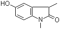 5-Hydroxy-1,3-dimethyl-2-indolinone molecular structure (CAS 1010-68-0)