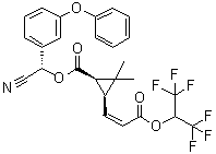 structure of CAS# 101007-06-1, Acrinathrin