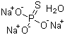 硫代磷酸钠水合物分子结构 (CAS 10101-88-9)