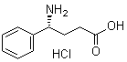 structure of CAS# 1010129-08-4, (gammaR)-gamma-氨基苯丁酸盐酸盐