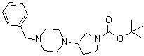 CAS # 1010446-29-3, 3-[4-(Phenylmethyl)-1-piperazinyl]-1-pyrrolidinecarboxylic acid 1,1-dimethylethyl ester