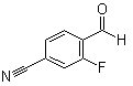 structure of CAS# 101048-76-4, 2-Fluoro-4-formylbenzonitrile