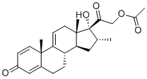 Vamorolone acetate molecular structure (CAS 10106-41-9)