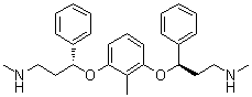CAS # 1010818-93-5, (gammaR,gamma'R)-gamma,gamma'-[(2-Methyl-1,3-phenylene)bis(oxy)]bis[N-methyl-Benzenepropanamine]