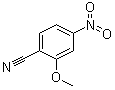 2-甲氧基-4-硝基苯甲腈分子结构 (CAS 101084-96-2)