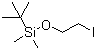 (叔丁基)(2-碘乙氧基)二甲基硅烷分子结构 (CAS 101166-65-8)