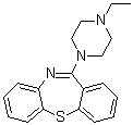 CAS 登录号：1011758-03-4, 11-(4-乙基哌嗪-1-基)二苯并[b,f][1,4]硫氮杂卓