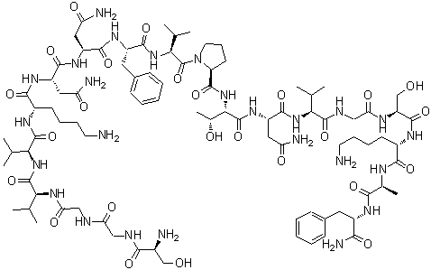 19-37-alpha-Calcitonin gene-related peptide (human reduced) molecular structure (CAS 101233-12-9)