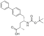 structure of CAS# 1012341-54-6, (2S,4R)-5-([1,1'-Biphenyl]-4-yl)-4-((tert-butoxycarbonyl)amino)-2-methylpentanoic acid