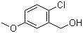 2-氯-5-甲氧基苄醇分子结构 (CAS 101252-66-8)