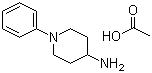 1-苯基哌啶-4-胺乙酸盐分子结构 (CAS 1013111-55-1)