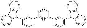 structure of CAS# 1013405-24-7, 9,9'-(2,6-吡啶二基二-3,1-亚苯)双-9H-咔唑