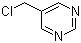 structure of CAS# 101346-02-5, 5-Chloromethylpyrimidine