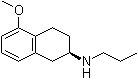 CAS # 101403-25-2, (2R)-1,2,3,4-Tetrahydro-5-methoxy-N-propyl-2-naphthalenamine, (+)-5-Methoxy-N-propyl-2-aminotetralin