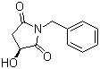 (3S)-N-Benzyl-3-hydroxypyrrolidine-2,5-dione molecular structure (CAS 101469-91-4)
