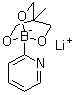 structure of CAS# 1014717-10-2, 2-Pyridinylboronic acid tri(hydroxymethyl)ethane ester lithium salt