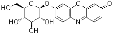 structure of CAS# 101490-85-1, 试卤灵 beta-D-吡喃葡萄糖苷