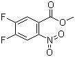 structure of CAS# 1015433-96-1, 4,5-二氟-2-硝基苯甲酸甲酯