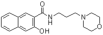 CAS 登录号：10155-47-2, N-(3-吗啉基丙基)-3-羟基-2-萘甲酰胺