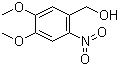 structure of CAS# 1016-58-6, 4,5-Dimethoxy-2-nitrobenzyl alcohol