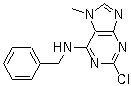 CAS 登录号：101622-52-0, 2-氯-6-苄基氨基-7-甲基嘌呤