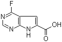 structure of CAS# 1016241-81-8, 4-氟-7H-吡咯并[2,3-d]嘧啶-6-羧酸