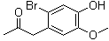 CAS # 1017083-10-1, 1-(2-Bromo-4-hydroxy-5-methoxyphenyl)-2-propanone