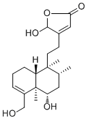 CAS # 1017233-48-5, 6alpha,16,18-Trihydroxycleroda-3,13-dien-15,16-olide