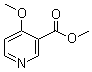 4-甲氧基-3-吡啶羧酸甲酯分子结构 (CAS 10177-32-9)