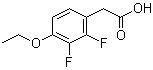 structure of CAS# 1017779-62-2, 4-Ethoxy-2,3-difluorophenylacetic acid