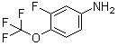 3-Fluoro-4-(trifluoromethoxy)aniline molecular structure (CAS 1017779-69-9)