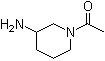 structure of CAS# 1018680-22-2, 1-(3-Aminopiperidin-1-yl)ethanone