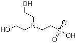 structure of CAS# 10191-18-1, N,N-Bis(2-hydroxyethyl)-2-aminoethanesulfonic acid