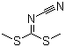 structure of CAS# 10191-60-3, N-Cyanoimido-S,S-dimethyl-dithiocarbonate