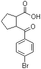 CAS 登录号：1019115-10-6, 2-(4-溴苯甲酰基)环戊烷甲酸